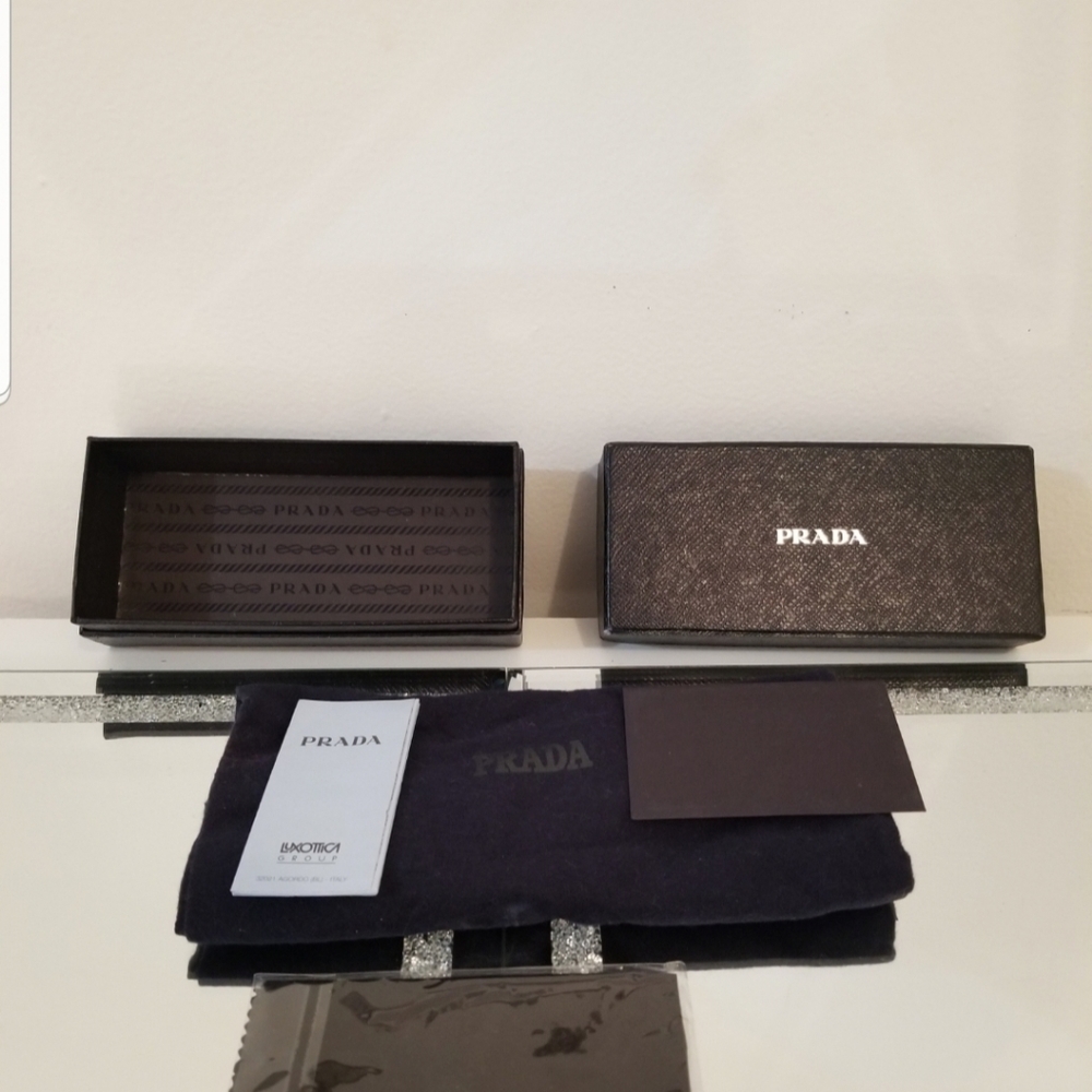 Prada Empty Sunglasses Box And Auth Paper - image 2